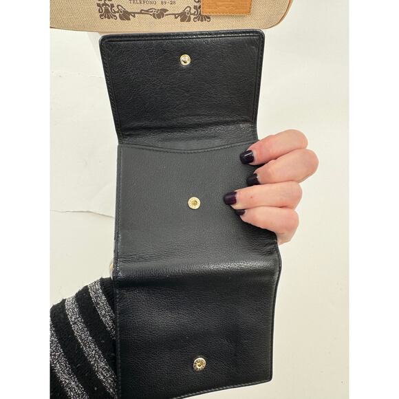 Bulgari Speedy Type Bag With Long Strap With Matching Trifold Wallet - Picture 9 of 16